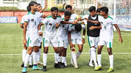 সুলিভানের জোড়া গোলে পাকিস্তানকে হারাল বাংলাদেশ