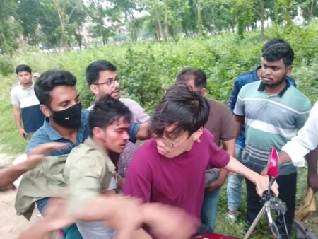 নারী কেলেঙ্কারি অভিযোগে উত্তপ্ত হাবিপ্রবি, দুই হলে সংঘর্ষে আহত ১০+